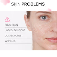 Skin Care Sets & Kits - Skincare for Teenage Girls Gift Set - Face Care For Pores,Exfoliate,Sakura Travel Kit - Mask,Peel Mask,Toner,Gel,Cleanser,Cream,Facial Cleansing Brush,Bag（8pcs）