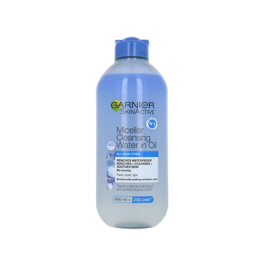 Garnier Skin Active Micellar Cleansing Water in Oil Delicate Skin & Eyes 3x400ml