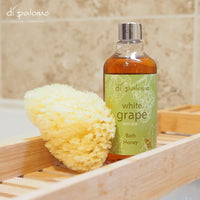 Di Palomo White Grape & Aloe Bath Honey 300ml. Bath Oil & Bubble Bath Blend. Shower Gel with Moisturising Skin Care. Luxury Body Wash Relaxation Gift for Women. Pamper Gifts for Her.