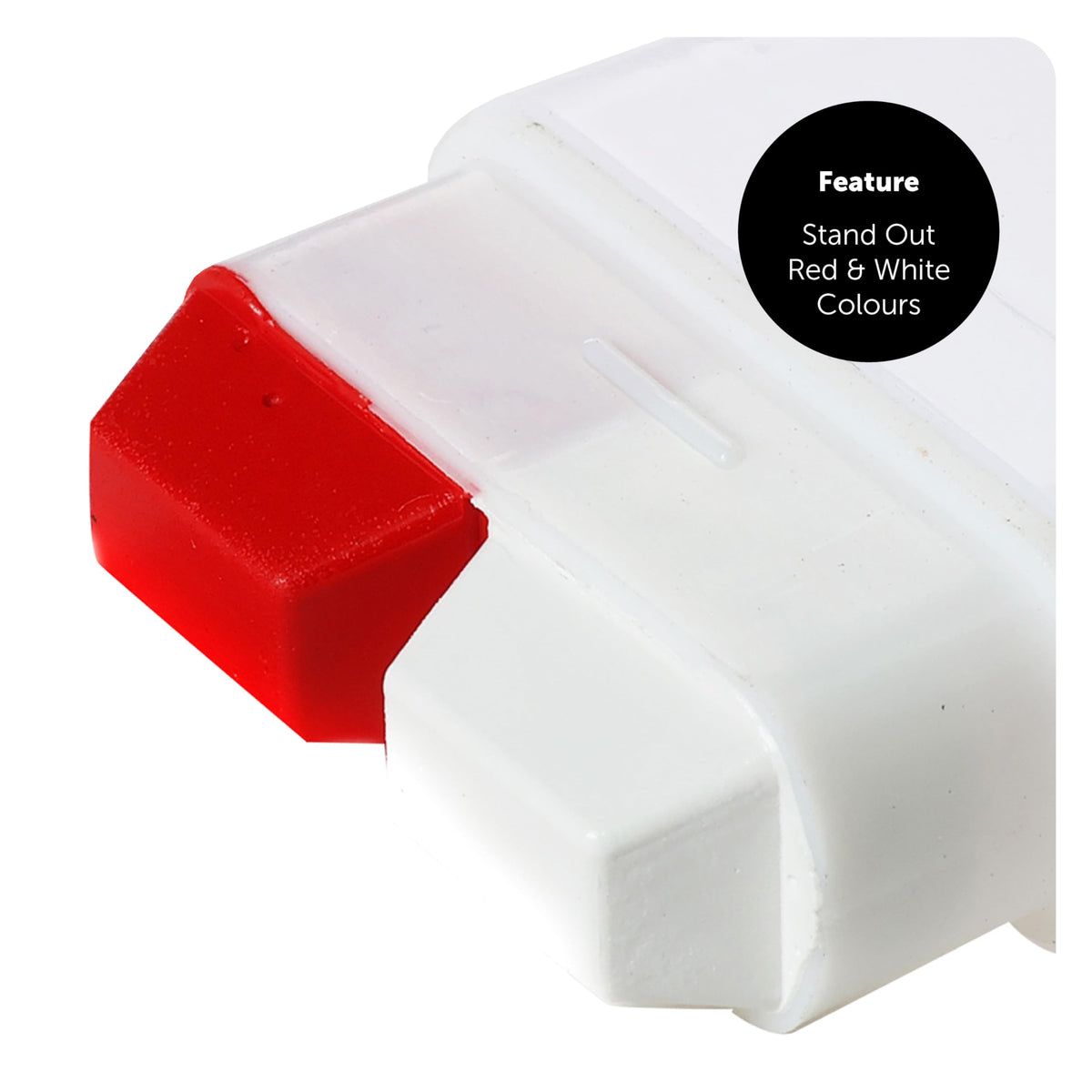 Sparkles Partyware Red & White Facepaint Stick - Pack of 1 - Red and White Coloured Make Up Stick - Sports Supporters Face Paint Makeup Football Rugby Sporting Events