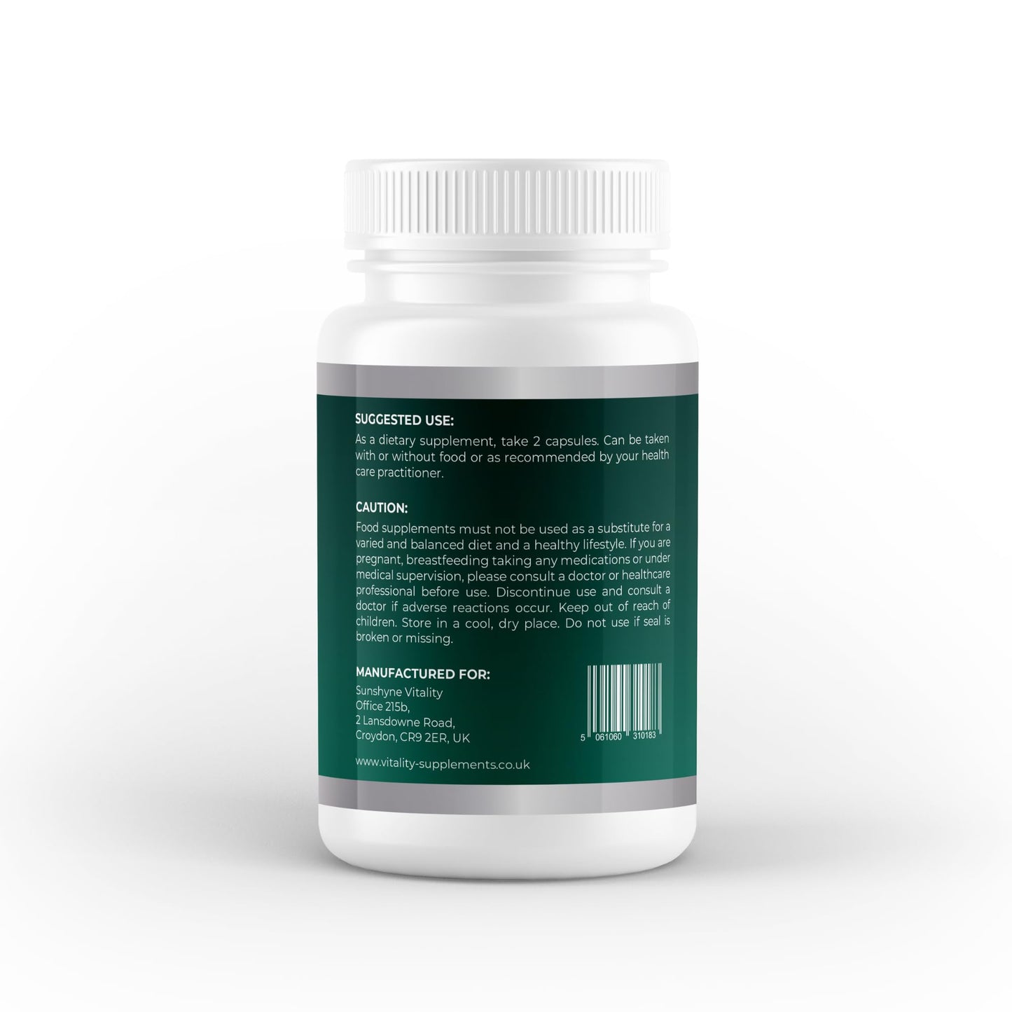 Sunshyne Sulforaphane 560mg Capsules – Comprehensive Detox, Antioxidant & Cellular Health Support – 1 Month Supply