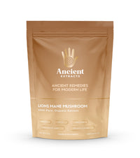 Ancient Extracts Lions Mane Mushroom Extract Powder - 2000mg Servings - GMO Free, Gluten Free, Vegan - Cognitive Function, Focus, Digestive Support - Superfood, Nootropic (60g)