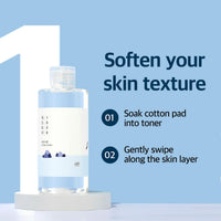 ROUND LAB 1025 Dokdo Toner (100ml), Oil Control and Reduces Excess Sebum, Gentle Exfoliating Facial Toner, Deep Sea Water for Moisturization, Soft Finish Without Stickiness, Korean Skin Care