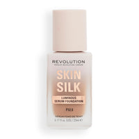 Revolution Beauty London Makeup Revolution, Skin Silk Serum Foundation, Light to Medium Coverage, Contains Hyaluronic Acid, F12.5, 23ml