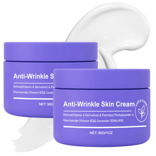 ISBEAUSOLS 2PCS Get-Dreamy Overnight Firming Cream, Toning Body Moisturiser, Anti-Wrinkle Skin Tightening Whip, Retinol Vitamin B3 Firming Cream for Loose Skin, Boosts Elasticity & Smooths Texture Face Cream