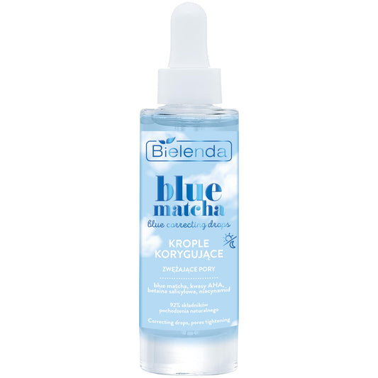 Bielenda Blue Matcha Correcting Drops Narrowing Pores 30ml