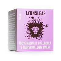 Lyonsleaf Calendula and Marshmallow Balm - 100% Natural Calendula Cream with Marshmallow Root - for eczema, psoriasis, dry, cracked, rough, hard or irritated skin 120ml