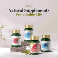 GinSen Uterus Support, Ultimate Nourishment for Women’s Reproductive Health, 150 Capsules, Vegan Approved Supplement, Herbal Extract & Vitamins Made in UK