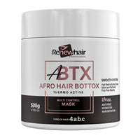 Renew Hair Professional Afro Hair Mask BTX 500g Treatment Restructuring Thermo Active, Anti Frizz, Texture release