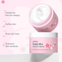 IZBEAUVO Sakura Skincare Set | 30PCS Facial Cleanser Set for Teenage Girls | Pamper Gift Sets with Cream, Serum, Toner, Eye Cream, Lip Mask, Mud Mask, Sleep Mask | Japanese Cherry Blossom Skincare Gift Box
