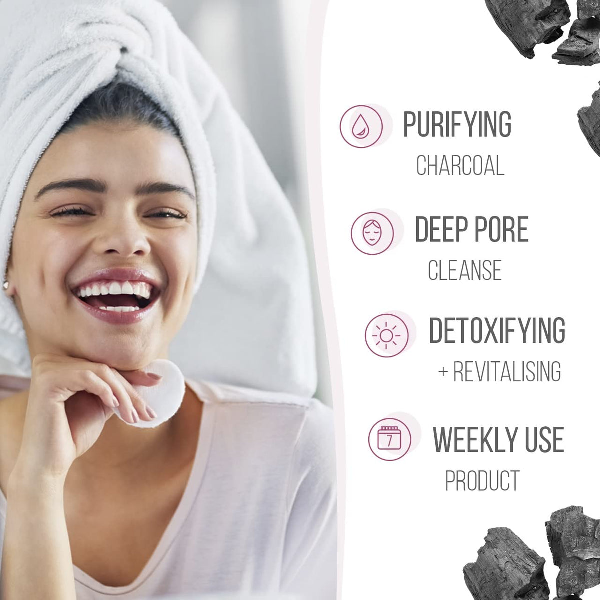 7th Heaven Charcoal & Black Sugar Peel Off Face Mask, Deep Cleansing, Detoxifying, Hydrating and Vegan Peel Off Mask - Genuine 7th Heaven Face Masks Skincare