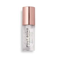 Revolution Beauty London Pout Bomb Plumping Gloss, High Shine, Rich Pigment, Soft Tingle Effect, Glaze Clear