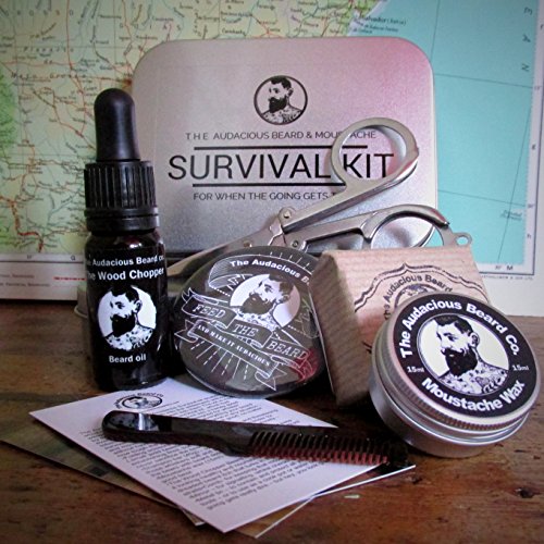 The Audacious Beard and Moustache Survival kit - The Audacious Beard Co