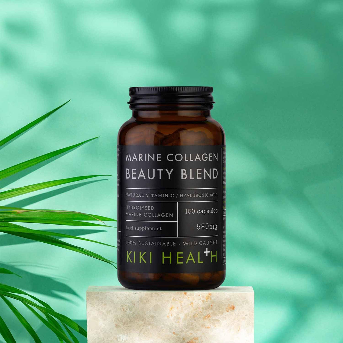 KIKI HEALTH KIKI Health Marine Collagen Peptides Beauty Blend | Vital Protein Supplement for Skin, Hair Nails, Bones, Joints & Digestion | Hydrolysed Collagen with Vitamin C and Hyaluronic Acid - 150 Capsules