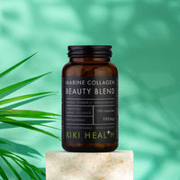 KIKI HEALTH KIKI Health Marine Collagen Peptides Beauty Blend | Vital Protein Supplement for Skin, Hair Nails, Bones, Joints & Digestion | Hydrolysed Collagen with Vitamin C and Hyaluronic Acid - 150 Capsules