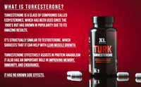 XL Nutrition Turkesterone | Enhance Muscle Growth | 500 Milligrams Ajuga Turkestanica | Vegan Friendly | 30 Servings | 60 Capsules