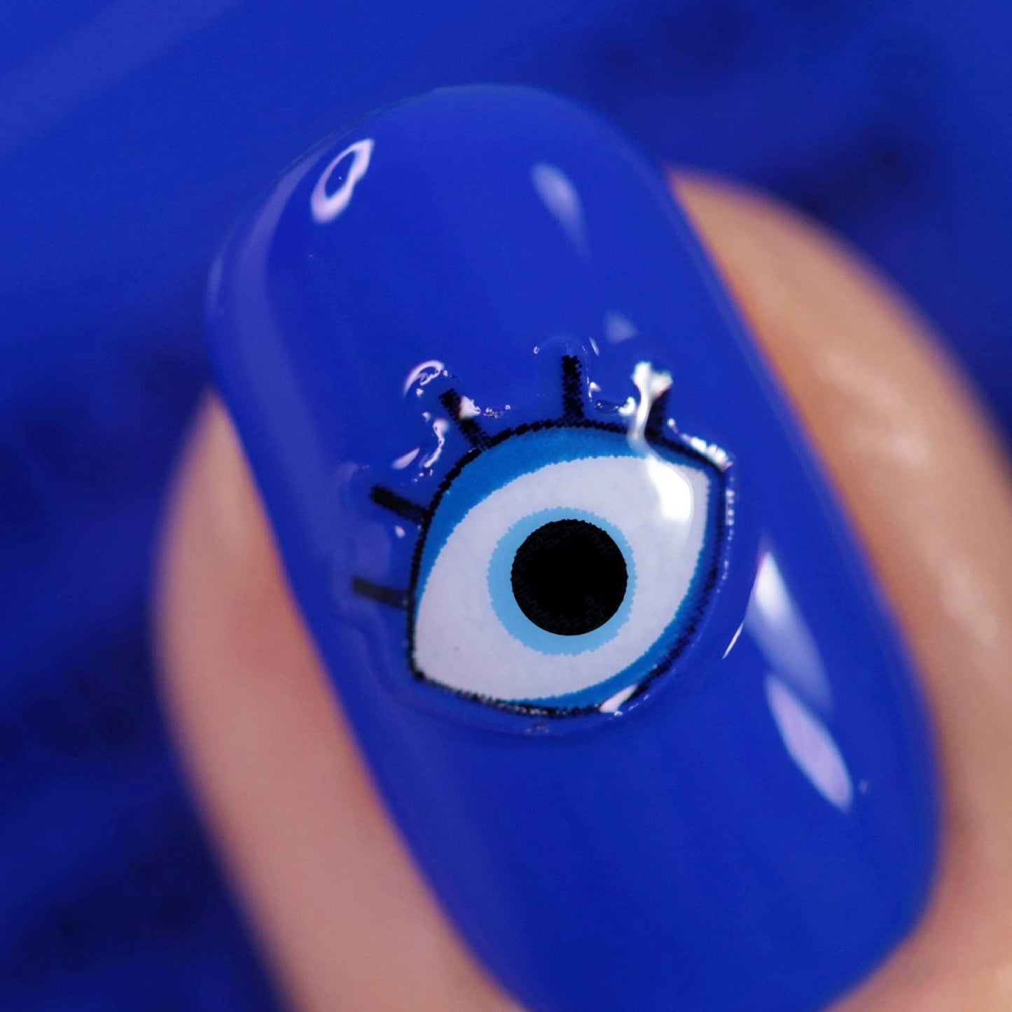 Nails Inc Made In Mykonos Duo & Stickers, Long Lasting, Glossy Nail Colour, High Shine, Air Dry, Full Coverage, Chip Resistant, Salon Quality Manicure, Nail Kit, Cruelty Free, Vegan, 2 Piece Set