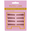 TUTU LASH Tutu Lash Caramel Lashes Brown DIY Cluster Lashes ANGEL EYES 40 x cluster lashes self application easy to apply lashes lash cluster box re-usable vegan