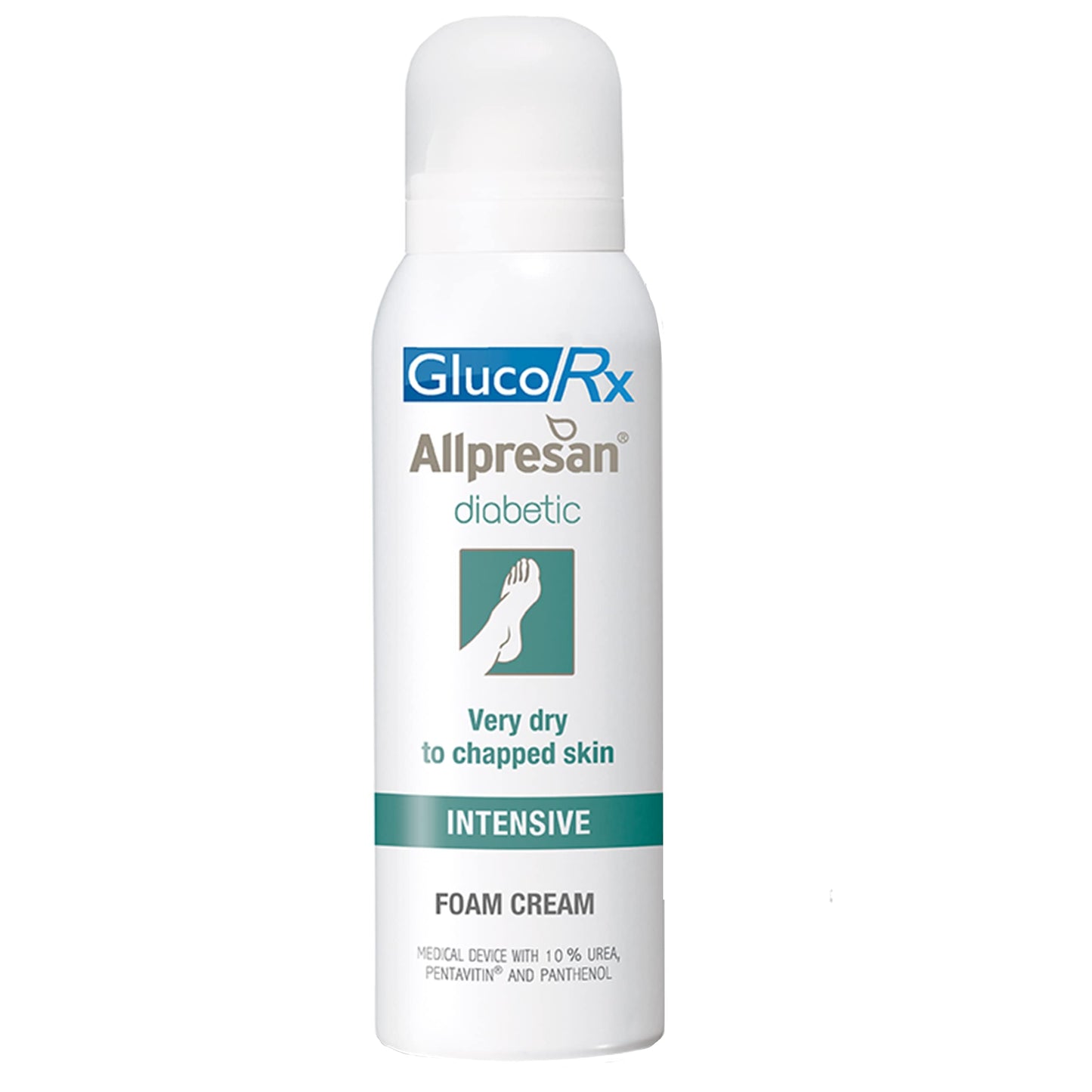Glucorx Allpresan Diabetic Foot Foam Cream, Intensive