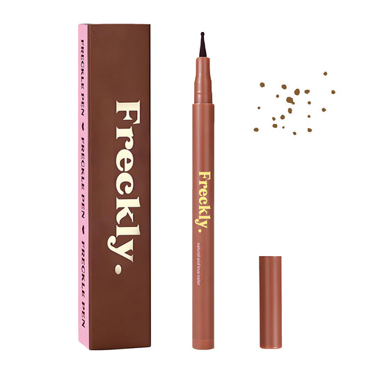 Felt Tip Freckle Stamp, Effortless, Natural-Looking Freckle Tint. Quick-Drying, Waterproof, Long-Lasting Pen. Skin-Friendly Makeup for Faux Freckles(#Medium)