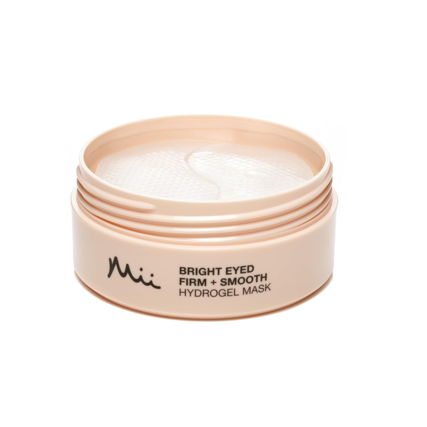 Mii Cosmetics Bright Eyed Firm + Smooth Hydrogel Eye Mask | Smooths, Firms, & Brightens the Under-Eye Area | Under Eye Gel Patches for Dark Circles, Puffiness, & Fine Lines | 60 Cooling Pads