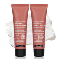 Samkeen Retinol Hand Cream, Anti Aging Hand Cream for Women & Men, Strong Soothing for Very Dry Hands, Deeply Moisturizes for Skin, Nails, Cuticles (2pcs)