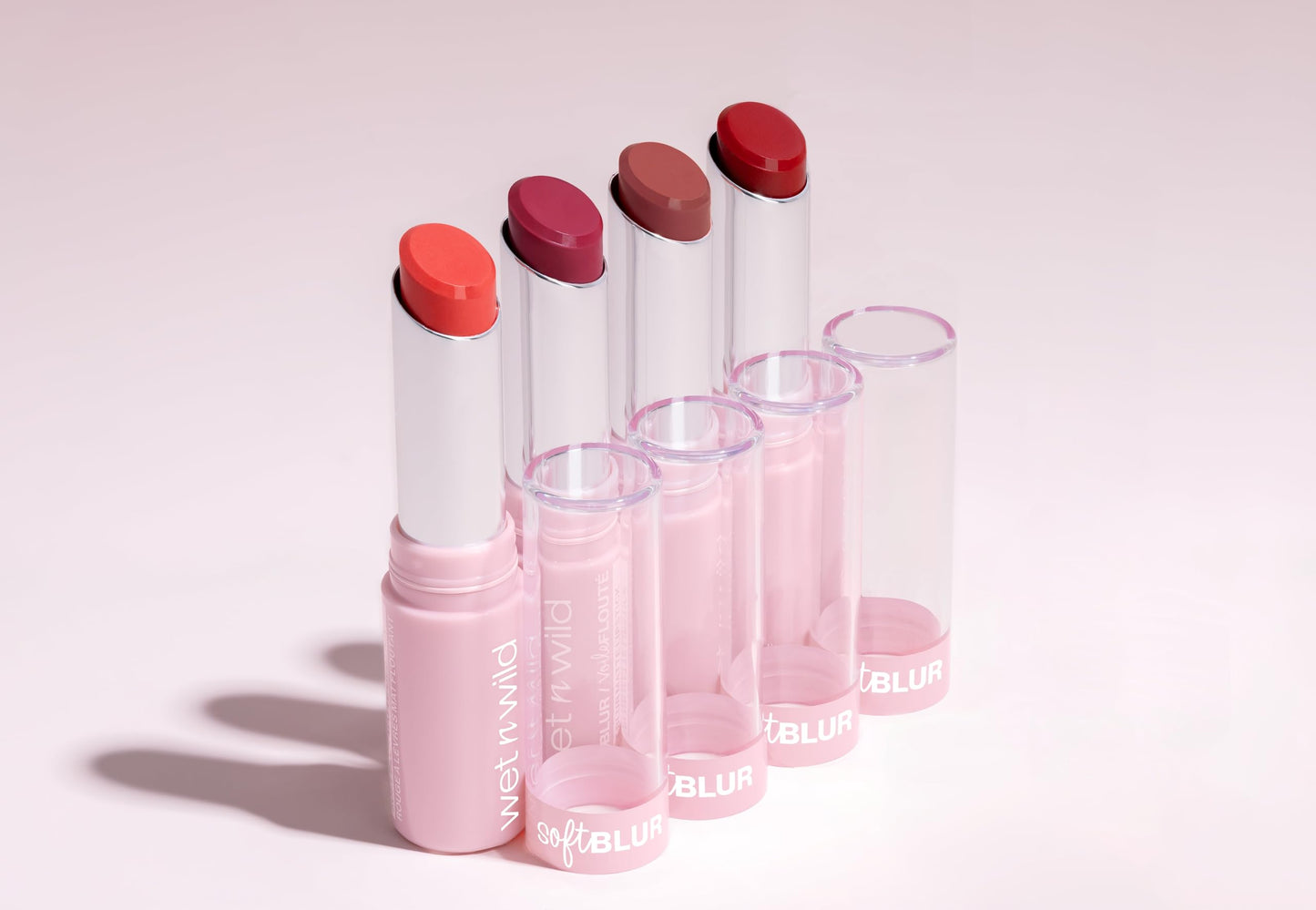 Wet n Wild Cloud Pout Soft Blur Matte Lipstick, Matte Liquid Lipstick with Non-Drying and Long-Lasting Formula, Lightweight and Moisturizing, Bali Blossom