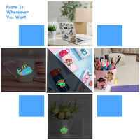 Aomig AOMIG Temporary Tattoo for Kids, 10 Sheets Glow In The Dark Cartoon Pirate Tattoo Stickers, Waterproof Luminous Fake Tattoo Stickers Set for Boys Girls Birthday Gift Party Bag Filler