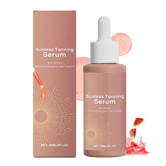 Generic Tanning Drops for Face and, Natural Sunless Tanning Drops with Herbal Extract, Hydrating and Moisturizing Formula, Safe for All Skin Types, Easy to Apply for a Natural Glow (free essence)