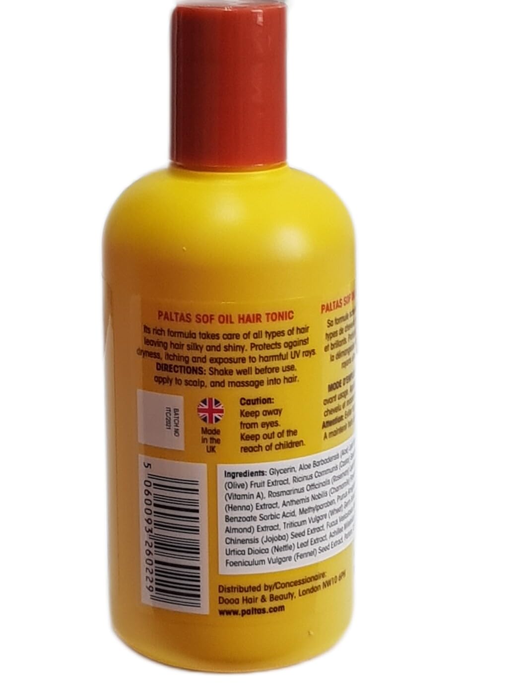 Paltas B.K.C Sof Oil Hair Tonic 150ml