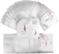 Beauty + 50 Pairs of Eyelash Gel Pads, Lash Extension Lint Free Under Eye Gel Pads Eye Patches For Pro Salon and Individual Eyelash Extension, Facials