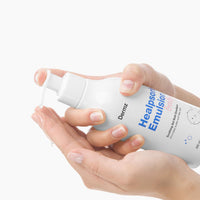 Dermz Healpsorin Baby Eczema & Cradle Cap Emulsion Treatment: Calendula, Comfrey Root, Sweet Almond & Watermelon - Gentle Baby Bath Emulsion Fights Bacteria & Restores Moisture Barrier