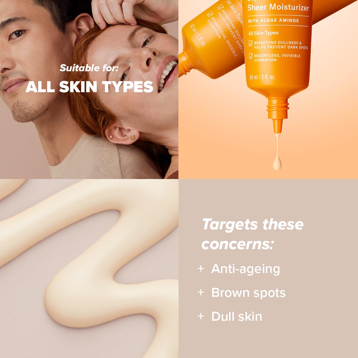 Paula's Choice 5% Vitamin C Moisturiser SPF 50 - Face Day Cream Hydrates & Brightens Skin - Multi-Active Sun Protection - with 3 Types of Vitamin C - All Skin Types - 60 ml