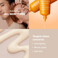 Paula's Choice 5% Vitamin C Moisturiser SPF 50 - Face Day Cream Hydrates & Brightens Skin - Multi-Active Sun Protection - with 3 Types of Vitamin C - All Skin Types - 60 ml