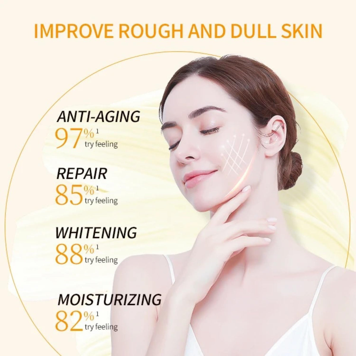 Kangodia beauty Clementine Vitamin C Face Cream, Dart Sport Remover, Face Moisturiser, Anti Aging Cream, Natural Repair Oxidant Lift Essence Face Cream, Hyaluronic Acid Moisturiser, Vegan Face Cream