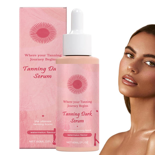 Trendyfave Advanced Sunless Tanning Drops, Tanning Drops, Natural Skin Tone Enhancer for Face & Body, Streak-Free Formula with Vitamin E, Tanning Oil, Sun-Kiss-Glow Without UV Damage, 60ml/1Bottle