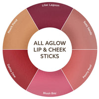 Burt's Bees All Aglow Lip And Cheek Stick, 8.5 g, Lilac Lagoon