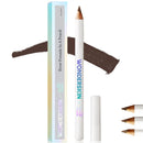 Wonderskin WONDERSKIN Eyebrow Pencil - Sharpenable Brow Pencil For Natural Looking Brows, Brown Eye Makeup, Long Lasting Eyebrow Pomade (Dark Brunette)