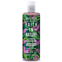 FAITH IN NATURE Faith | Lavender & Geranium shampoo | 3 x 400ml