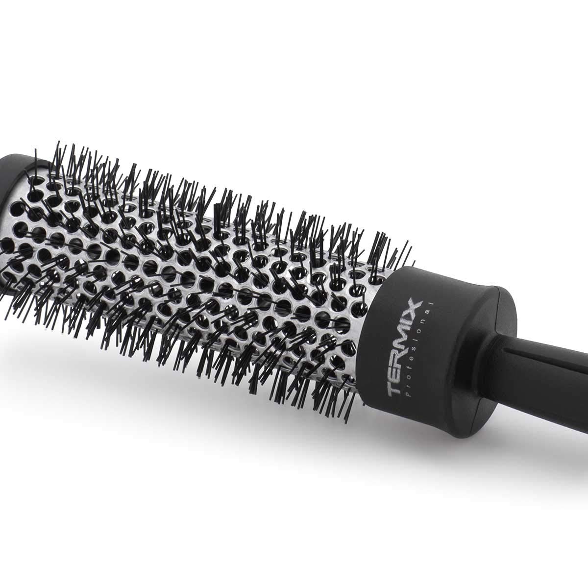 Termix Profesional Hairbrush Ø 23 mm- Aluminum Thermal Hairbrush with Nylon bristles, Ideal for All Types of Hairstyles, 2525157