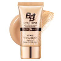 MINSHZEE Frosted foundation liquid, tinted moisturizer, foundation BB cream, BB cream with natural SPF 50+ facial moisturizer, tinted sunscreen, and snail-based sunscreen suitable for all skin types.