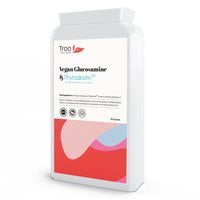 Vegan Glucosamine Phytodroitin Complex 90 Capsules - with Plant Based Chondroitin, Turmeric, Rosehip and Vitamin C to Support Cartilage and Bones