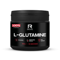 Reflex Nutrition L Glutamine Powder 250g (5g per Serving, 50 Servings) – Pure L Glutamine Amino Acid – Unflavoured Pre & Post Workout Nutritional Supplement
