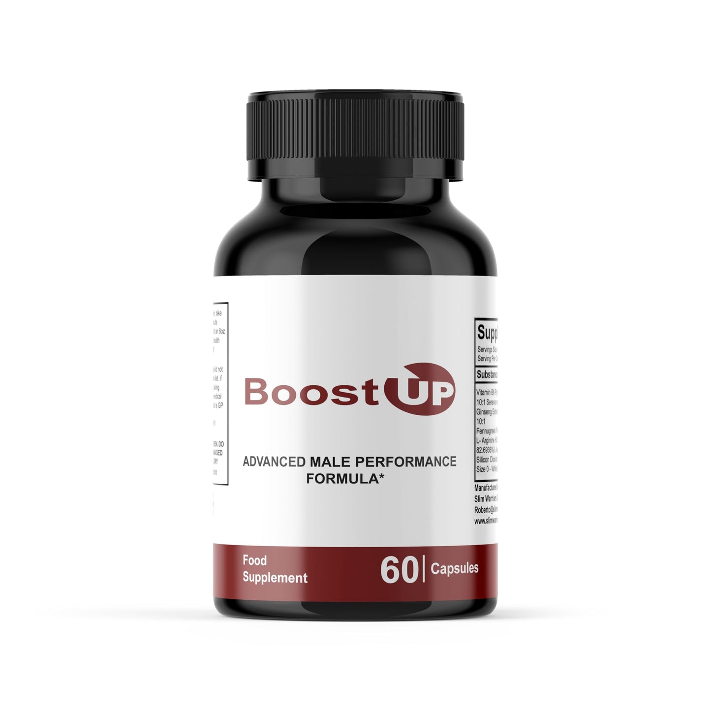 Dido Extreme Supplements BoostUP - Boost Up Male Performance -Supports a Healthy Blood Flow - Natural Ingredients - 60 Capsules / 1 Bottle