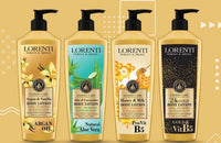 Lorenti Body Cream Lotion | Argan Oil & Vanilla Body Lotion | Ultra Nourishing Multi Vitamin Repair 400ml
