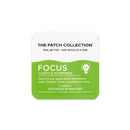 The Patch Collection® - Ultimate Focus & Clarity Patch for Improved Brain Function, Sharpness, Memory | Ginkgo Biloba, Green Tea, B-Vitamins, Magnesium | 8 Hour Focus | Vegan & Latex Free (Pack of 1)