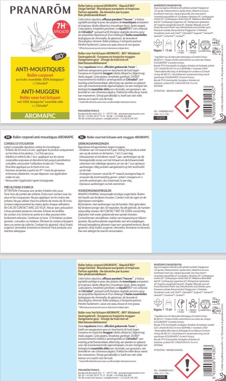 Pranarom Pranarôm Aromapic Anti-Mosquitoes Body Milk 75ml