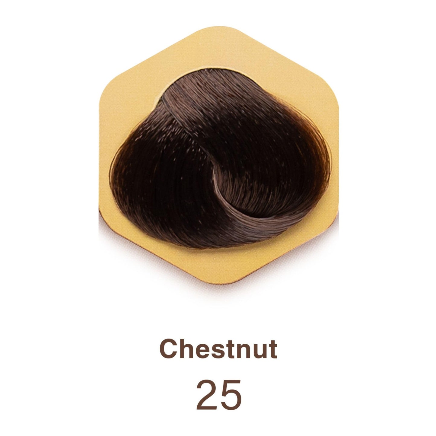 Color time COLOR TIME | Permanent Gel Hair Dye Chestnut Color 25 | Enriched with Royal Jelly and Vitamin C | Permanent Hair Color | Covers Gray Hair | 100 ML