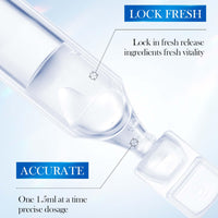 LaluluTek Premium Hyaluronic Acid Serum for Face - Deeply Nourishing & Firming Anti-Aging Formula for Women & Men, Hydrating & Wrinkle-Reducing Microneedling Serum - 15 Pack (1.5ml Each)