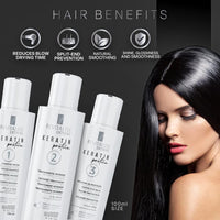 Revitalise Extreme Kit 3 Steps Keratin Protein Shampoo Treatment 100ML Professional Hair Protection Balm Hair Care